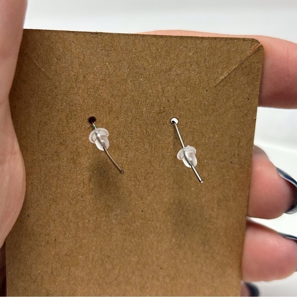 Boho Purple Enamel Round Medallion Dangle Earrings Silver Tone Filigree - Picture 6 of 6